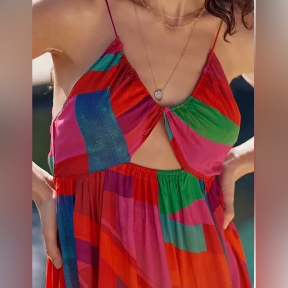 Anthropologie Alani Maxi Dress Swimsuit cover up